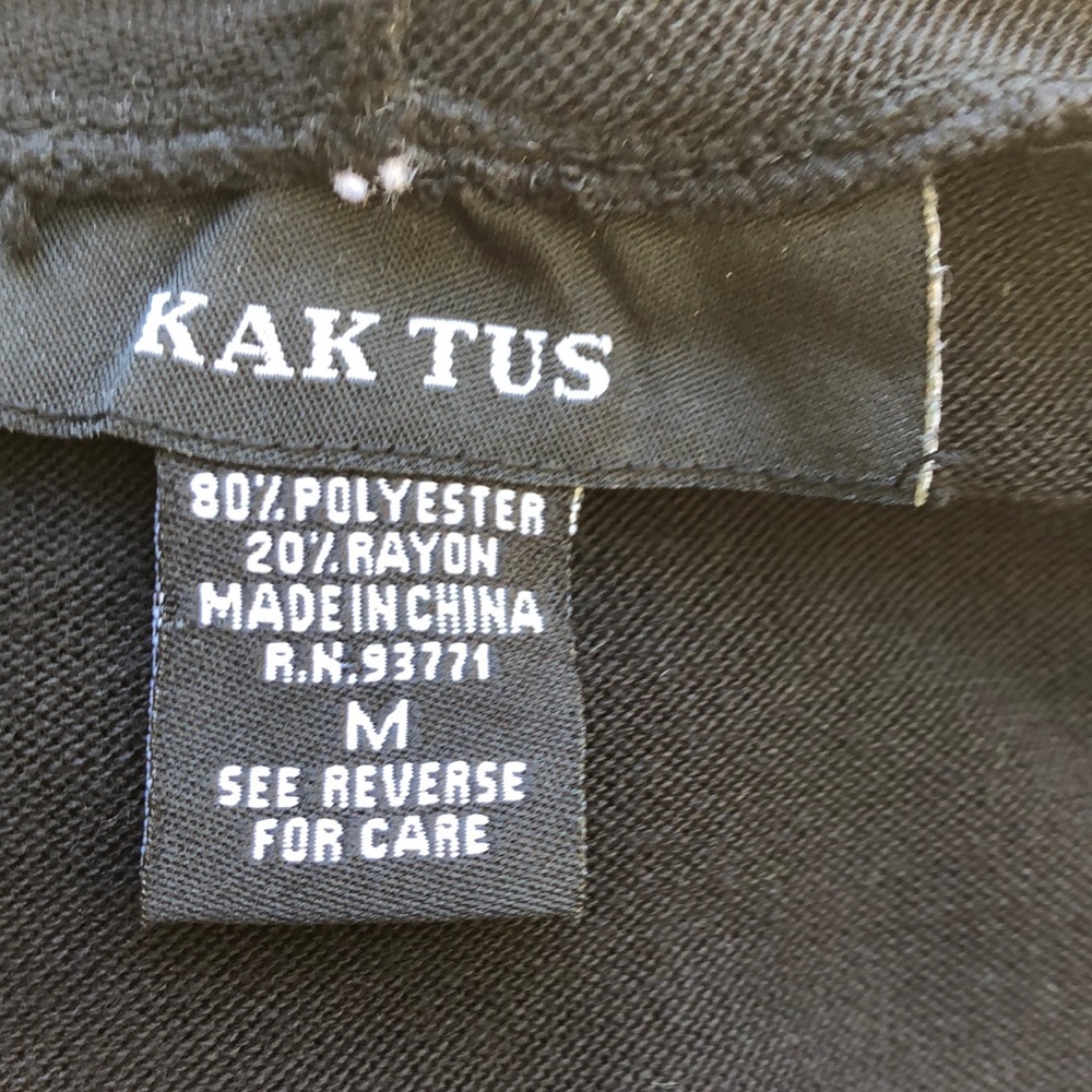 KAKTUS Black Open Vest size L - Picture 5 of 5